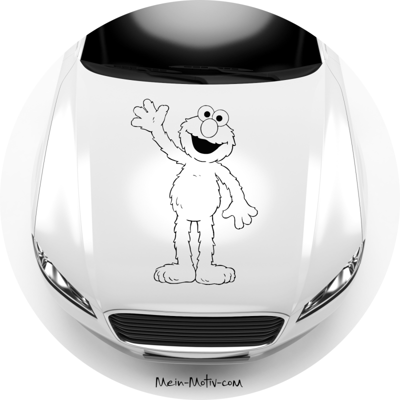 Preview: Aufkleber 46173 Elmo Sesamstraße